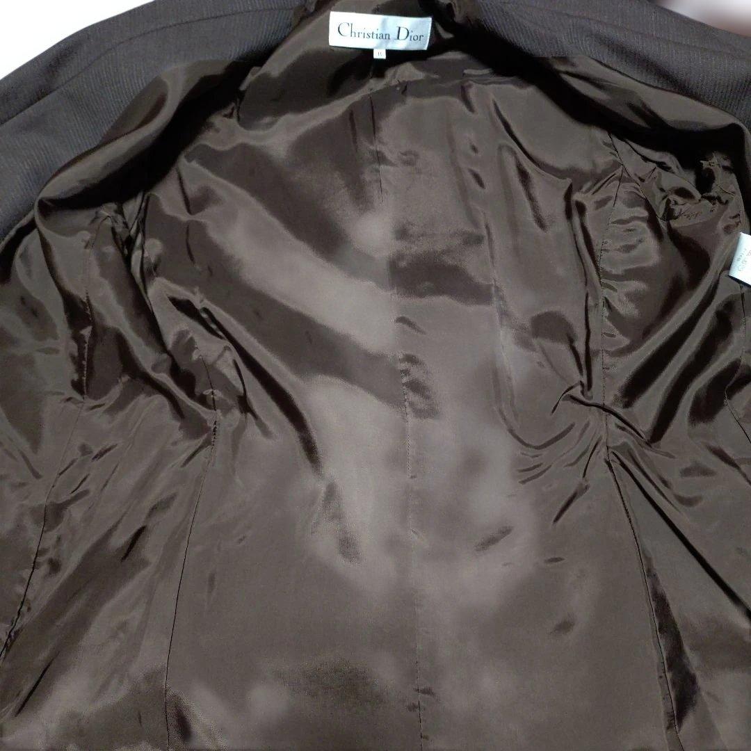 ヴィンテージChristian Dior ブラウン テーラードジャケットス―ツ