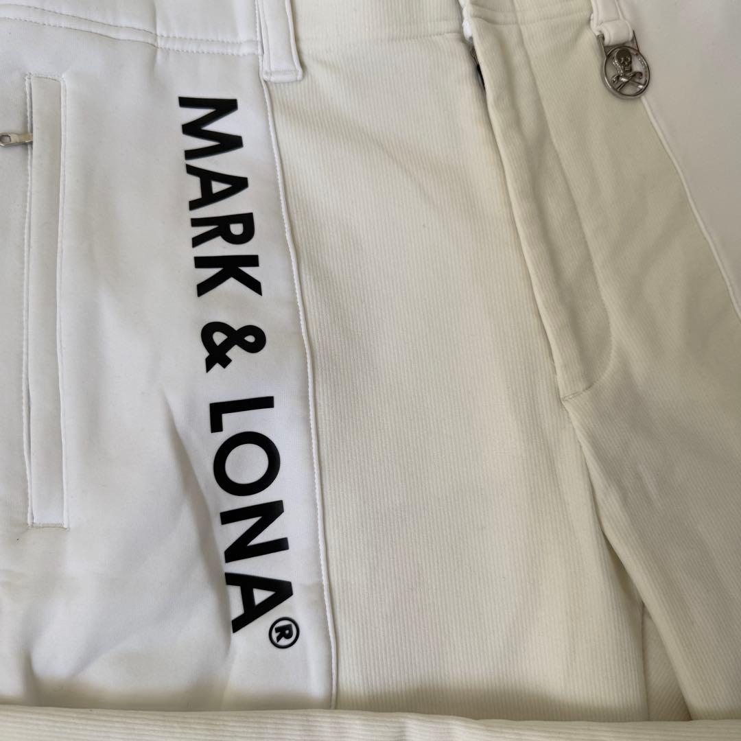 現行モデル　裏起毛　マークアンドロナ　パンツ　XL〜XXL相当　白　50 暖パン