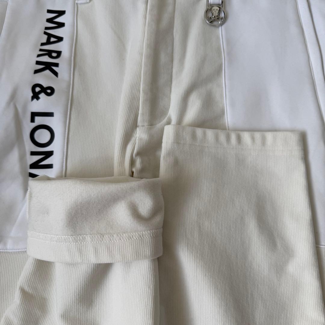 現行モデル　裏起毛　マークアンドロナ　パンツ　XL〜XXL相当　白　50 暖パン