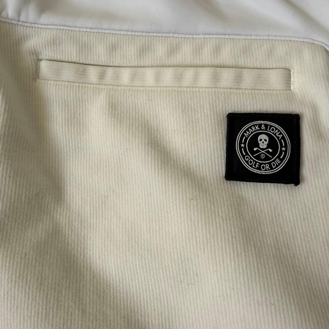 現行モデル　裏起毛　マークアンドロナ　パンツ　XL〜XXL相当　白　50 暖パン