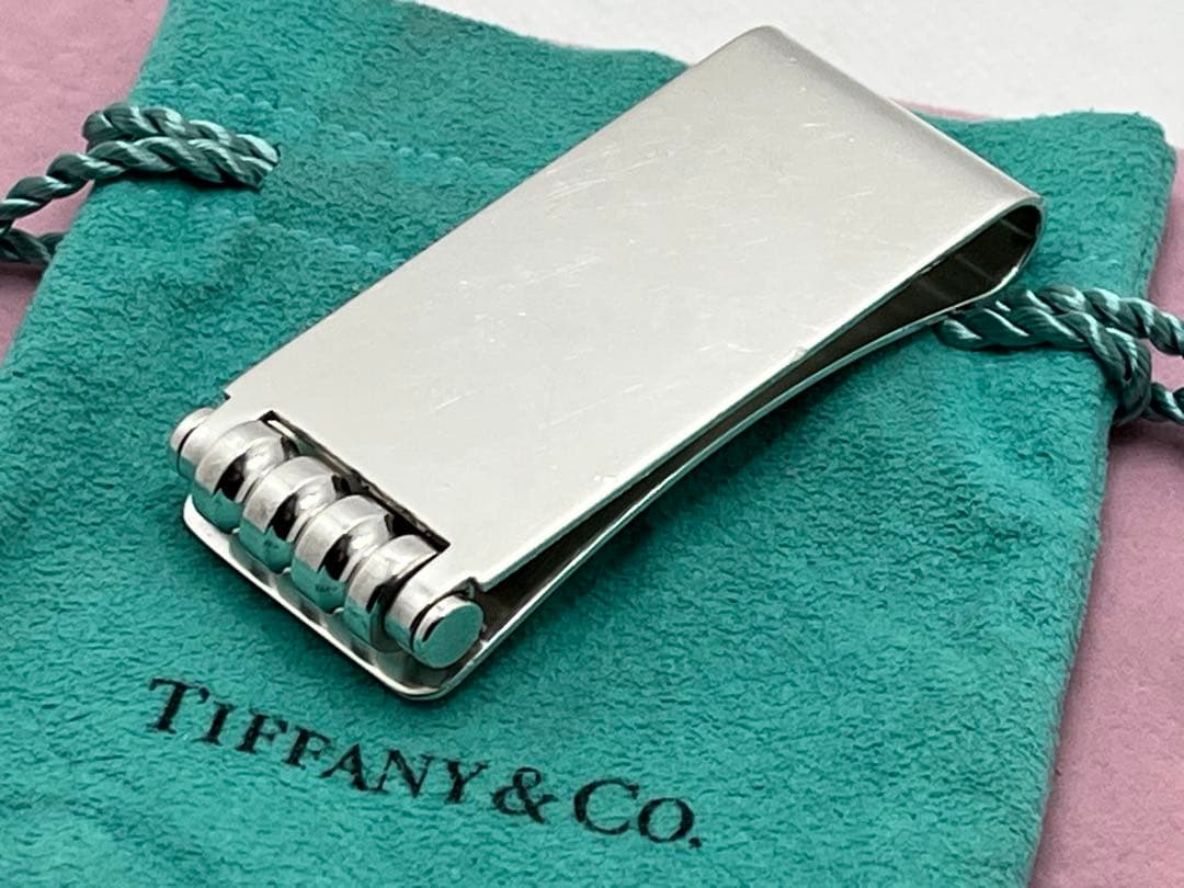 h292 超希少　ティファニー　マネークリップ　ローラー　シルバー　925