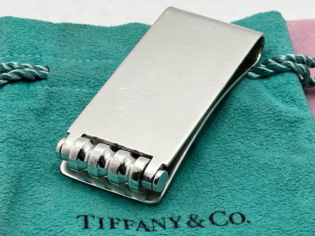 h292 超希少　ティファニー　マネークリップ　ローラー　シルバー　925