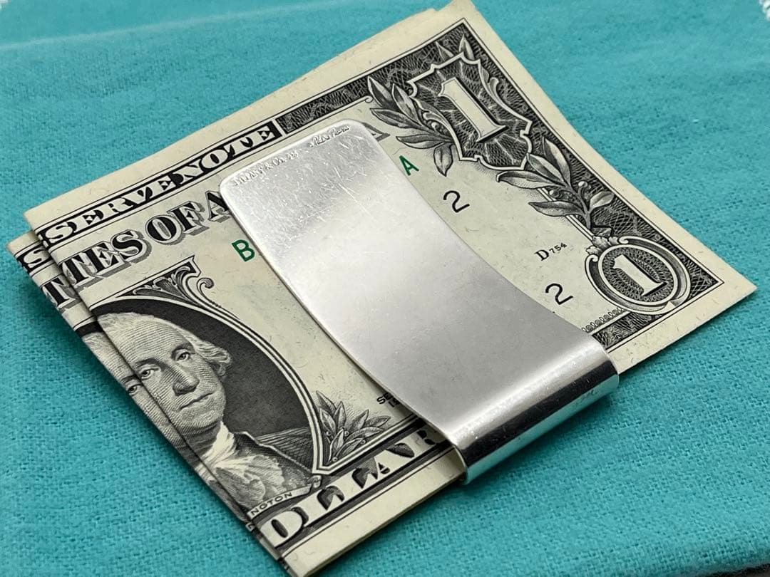 h292 超希少　ティファニー　マネークリップ　ローラー　シルバー　925