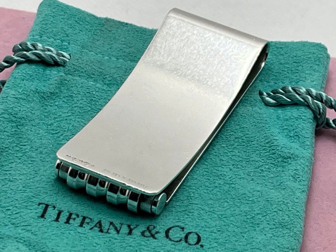 h292 超希少　ティファニー　マネークリップ　ローラー　シルバー　925