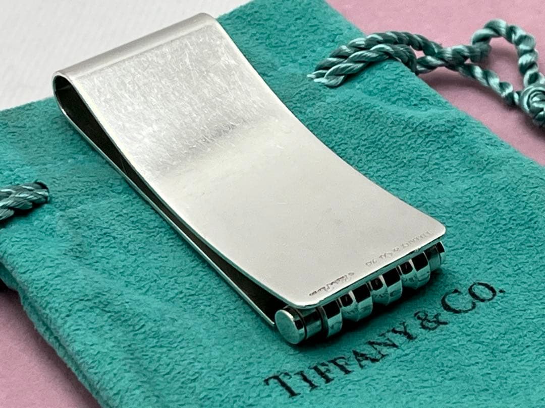 h292 超希少　ティファニー　マネークリップ　ローラー　シルバー　925