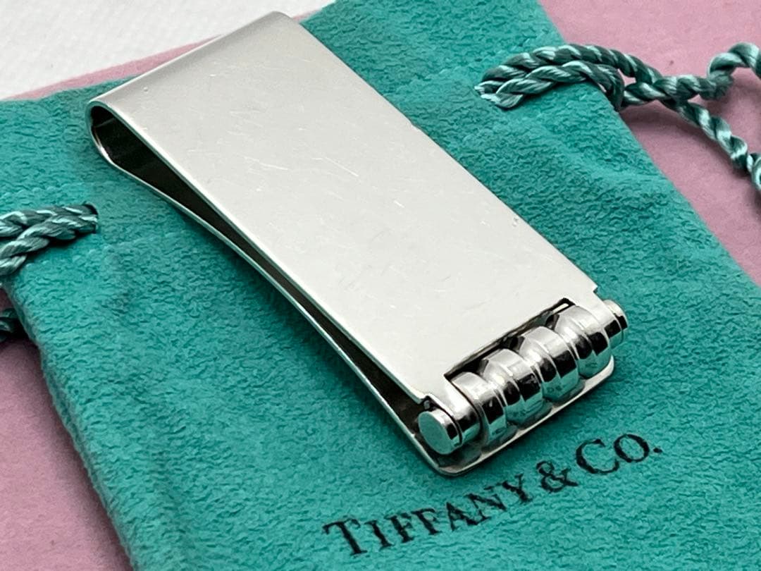 h292 超希少　ティファニー　マネークリップ　ローラー　シルバー　925
