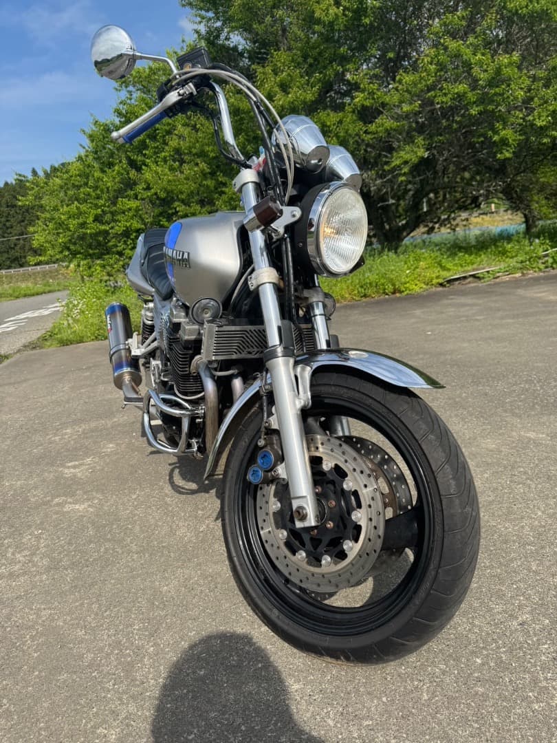 xjr400 メッキ鉄フェンダー