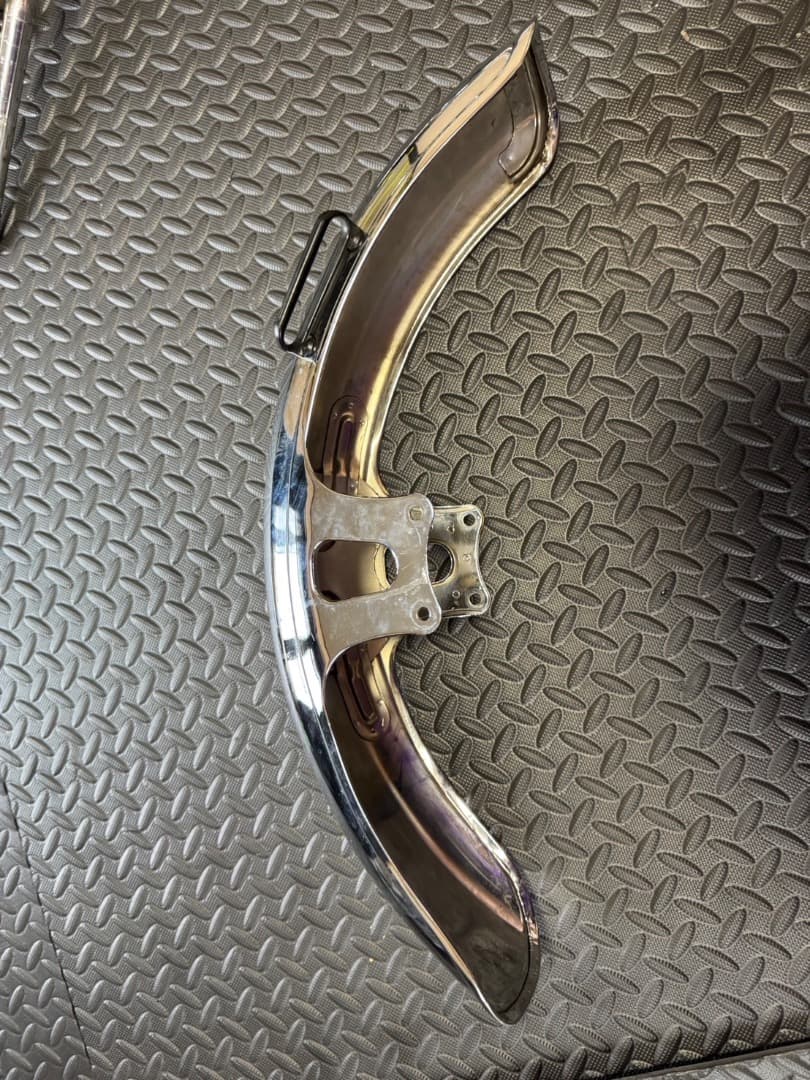 xjr400 メッキ鉄フェンダー