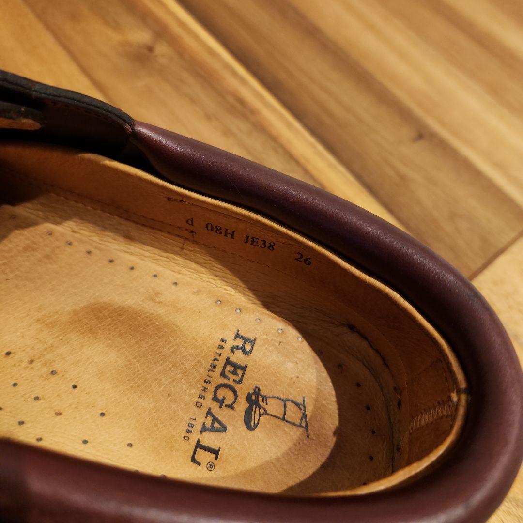 【美品】REGAL(リーガル) 26cm 色バーガンディ