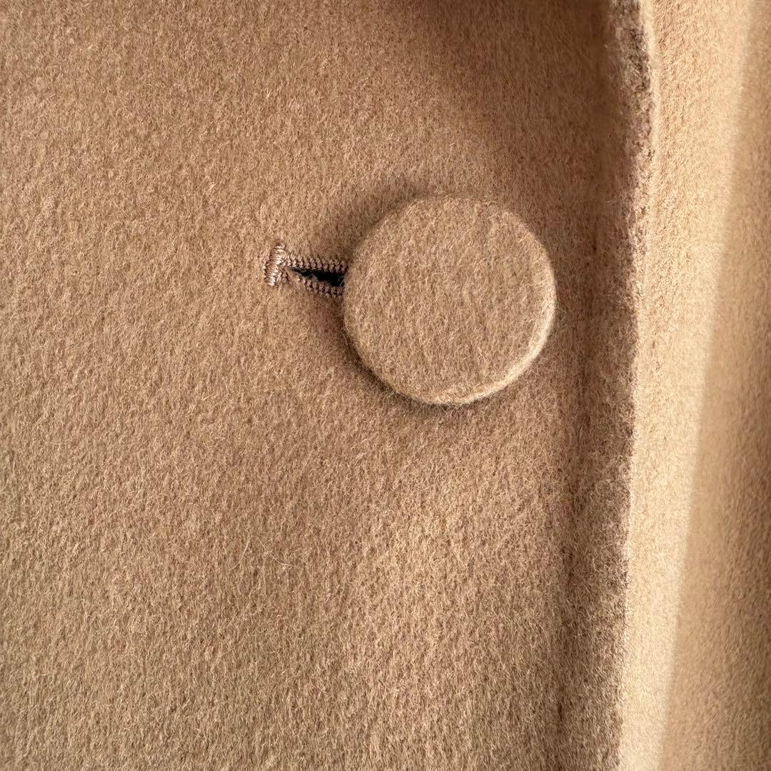 JOSEPH ウールシルク混 ライトダブルフェイス ショート丈コート 36