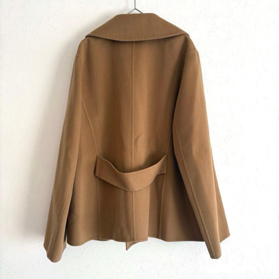 JOSEPH ウールシルク混 ライトダブルフェイス ショート丈コート 36