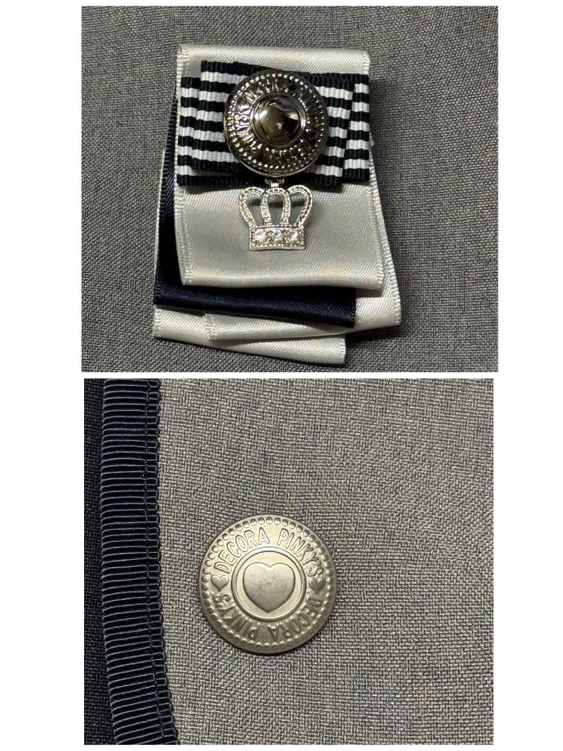 卒服　デコラピンキーズ 卒業入学式フォーマルアンサンブル　160 【匿名配送】