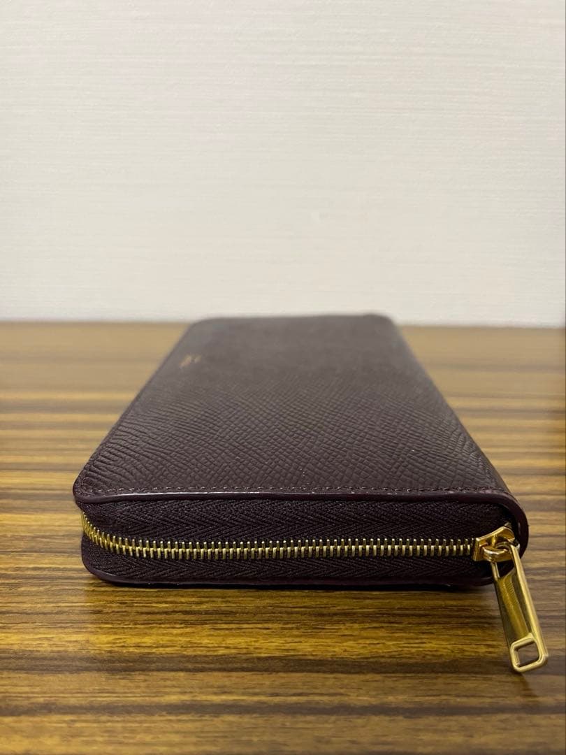 CELINE セリーヌ 長財布 ラウンドファスナー バーガンディ