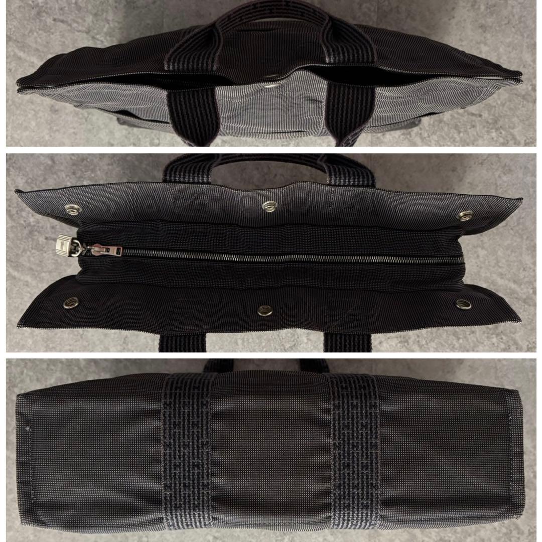 【カデナ付】HERMES エルメス　エールライン　MM トートバッグ　A4PC可