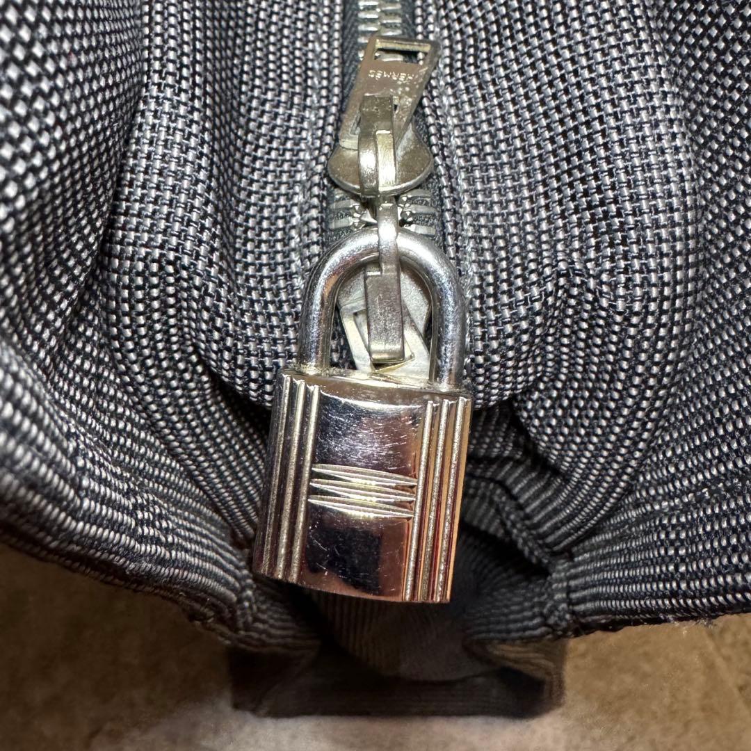 【カデナ付】HERMES エルメス　エールライン　MM トートバッグ　A4PC可