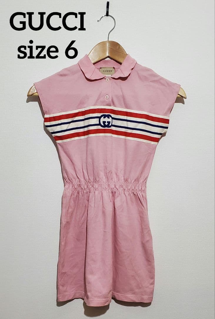 GUCCI ノースリーブワンピース キッズ サイズ6 グッチ