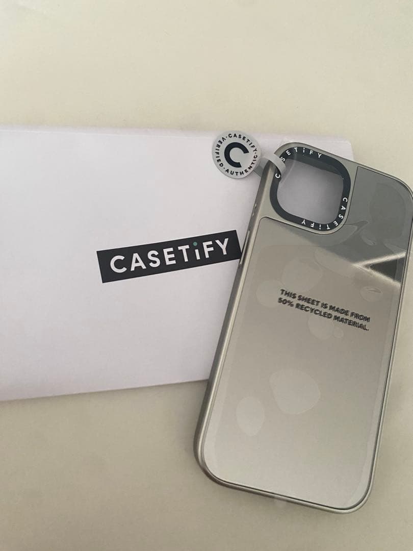 【新品】 CASETiFY iPhone15 無地 ミラー