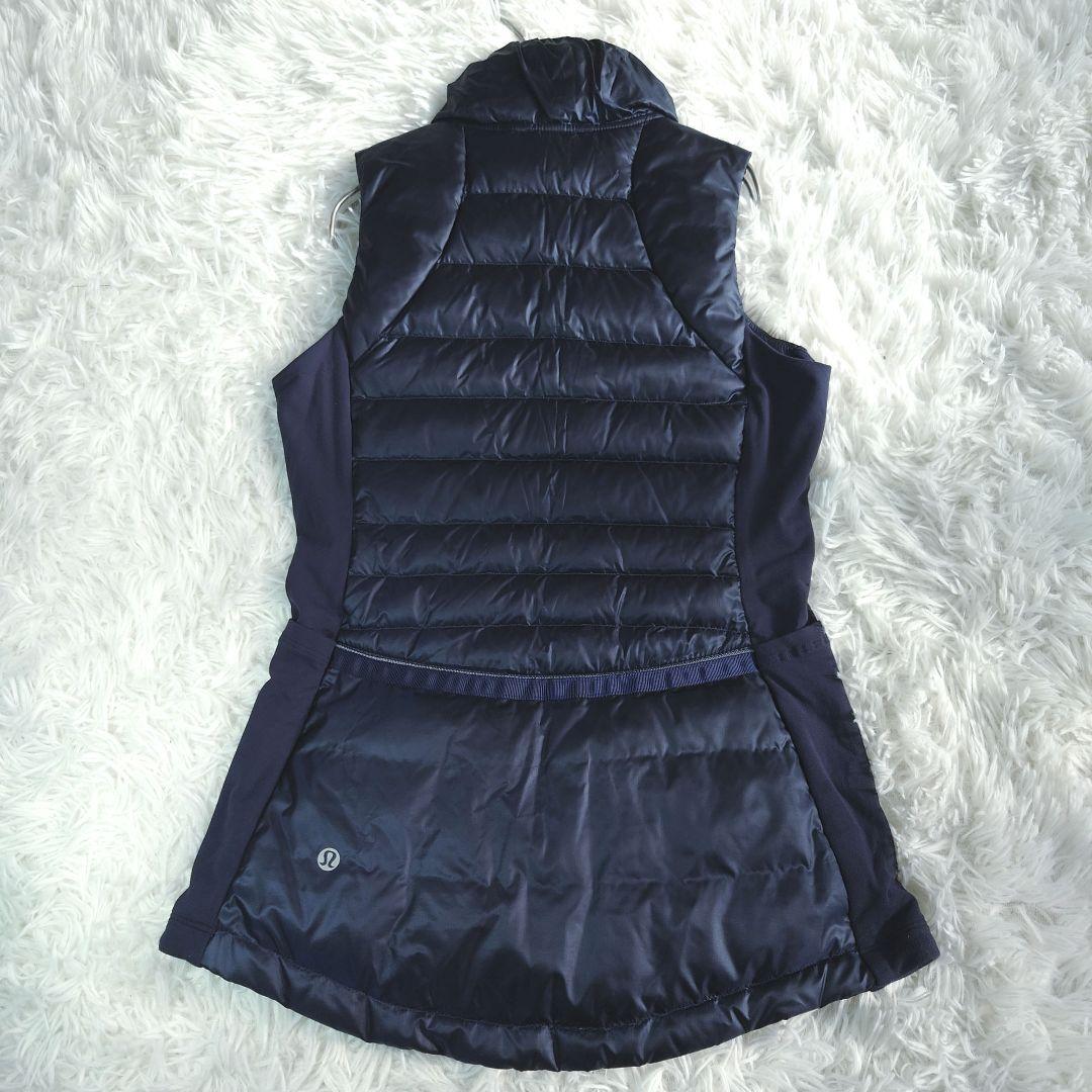 Lululemon ルルレモン 軽量 スリム ダウンベスト 紺 4 グース