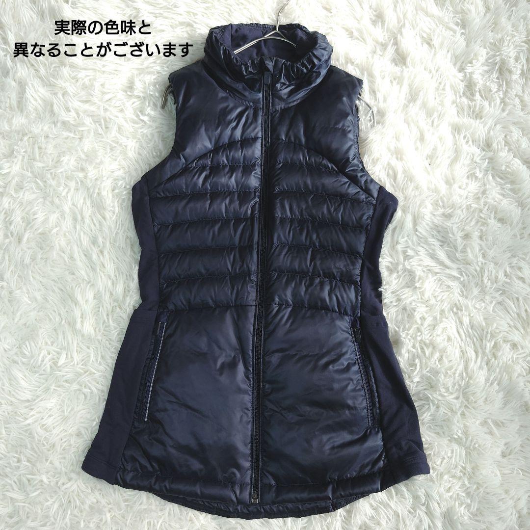 Lululemon ルルレモン 軽量 スリム ダウンベスト 紺 4 グース