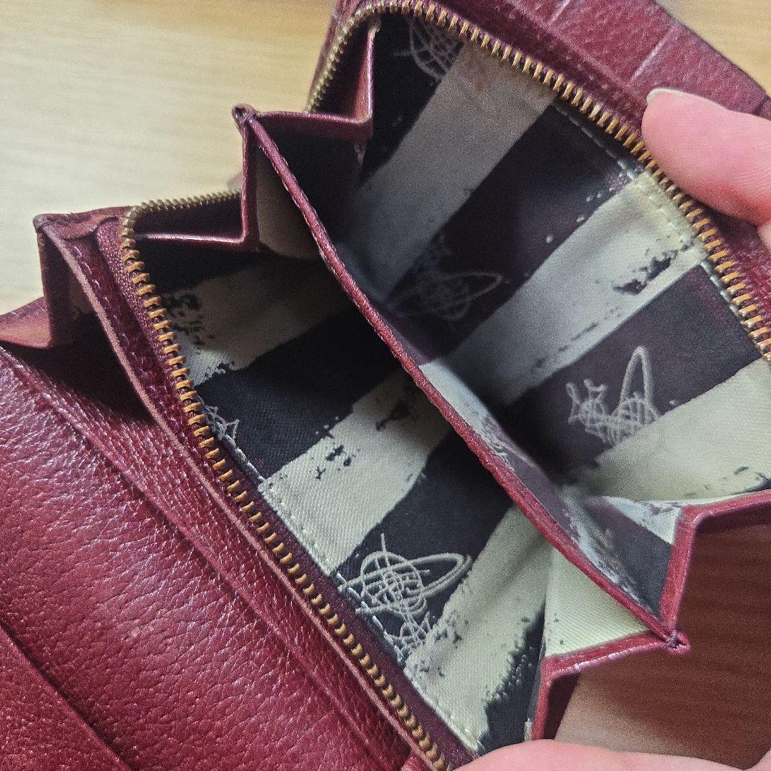 Vivienne Westwood バーガンディ 三つ折り財布