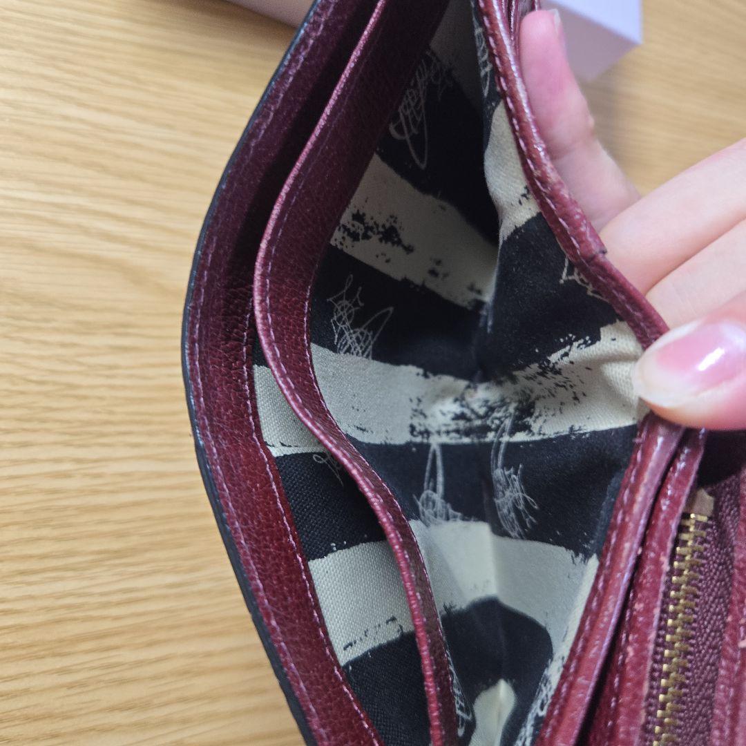 Vivienne Westwood バーガンディ 三つ折り財布