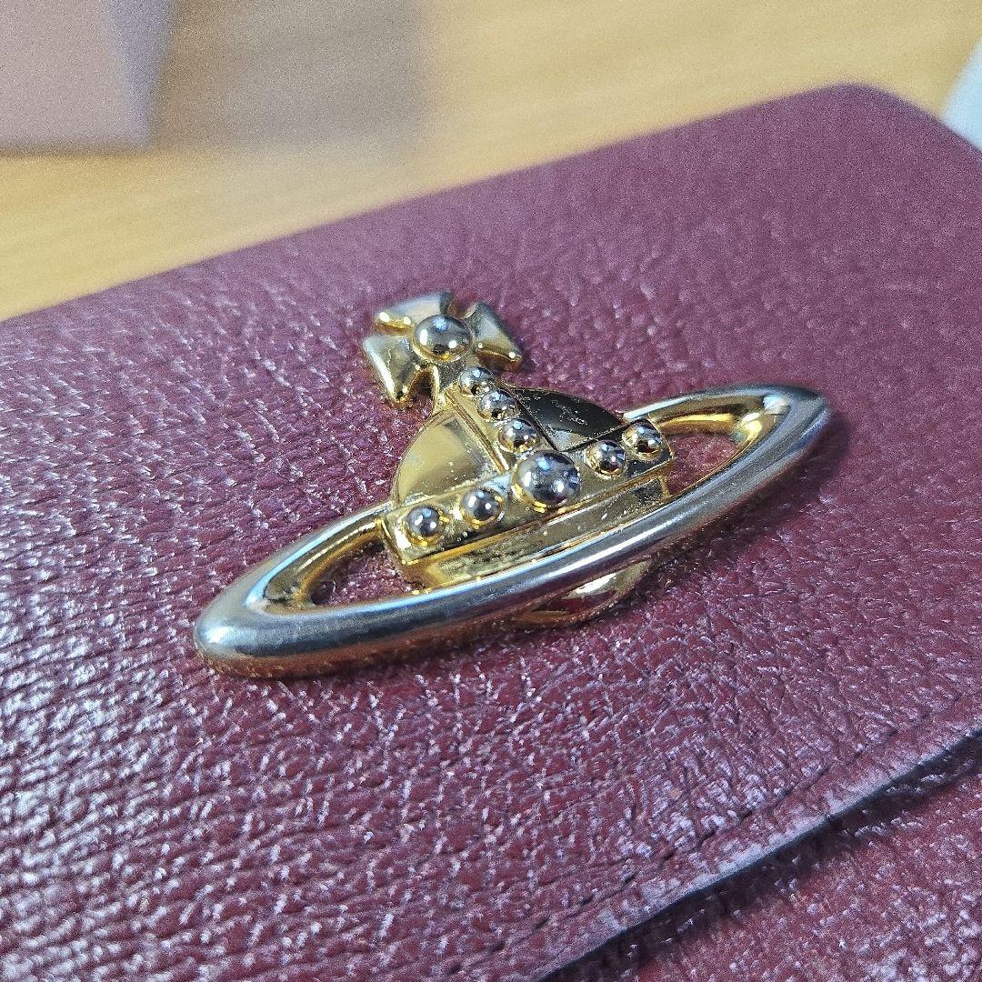 Vivienne Westwood バーガンディ 三つ折り財布