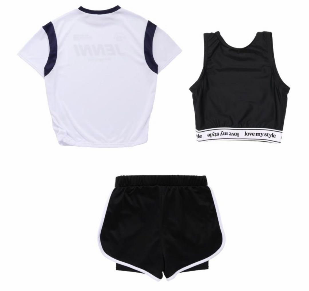 【160サイズ】JENNI love 3PゲーミングT付きスイムウェア