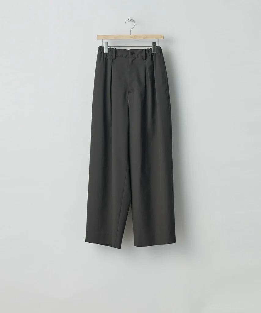 24AW EASY WIDE TROUSERS グレーカーキ S ssstein