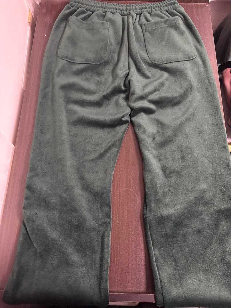 XLARGE ベロアトラックジャケット(XL)&パンツ (L) セットアップ着画