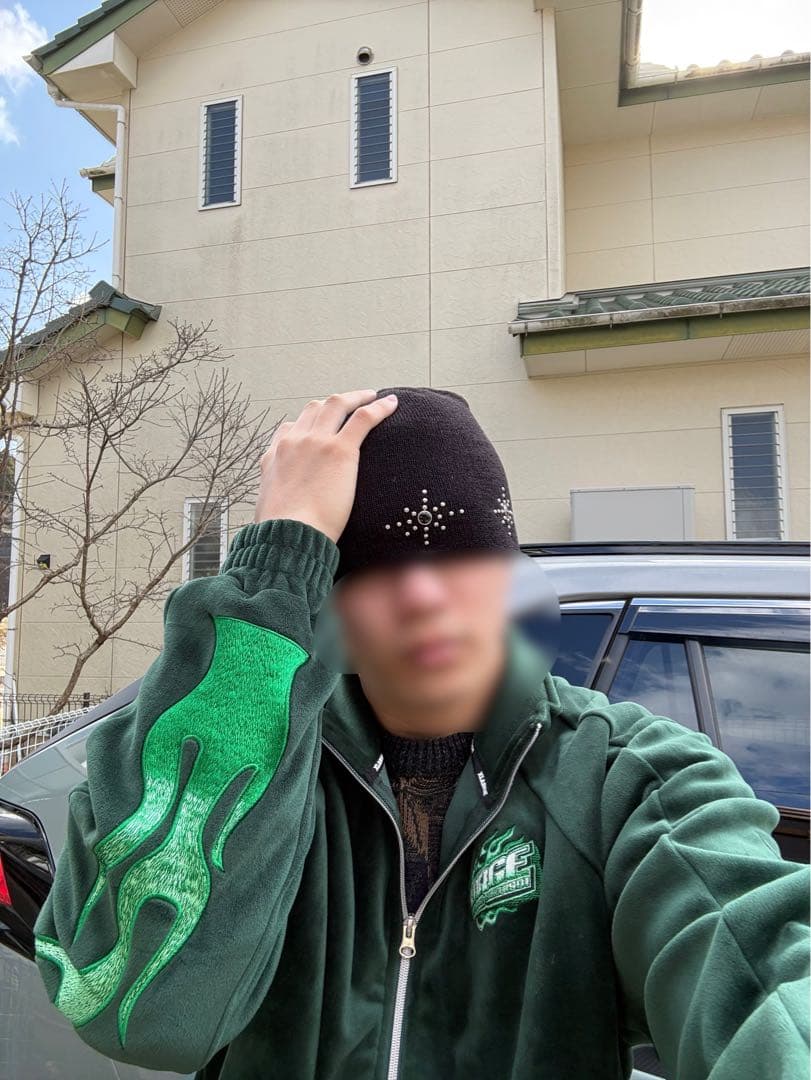 XLARGE ベロアトラックジャケット(XL)&パンツ (L) セットアップ着画