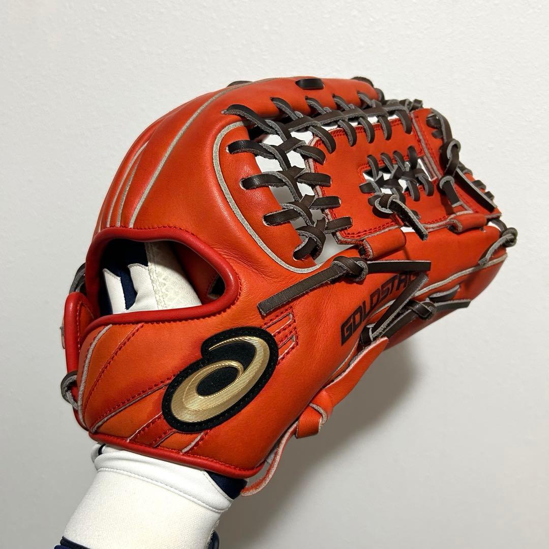 【⭐︎希少品⭐︎】asics アシックス　軟式　野球　外野　グローブ　グラブ