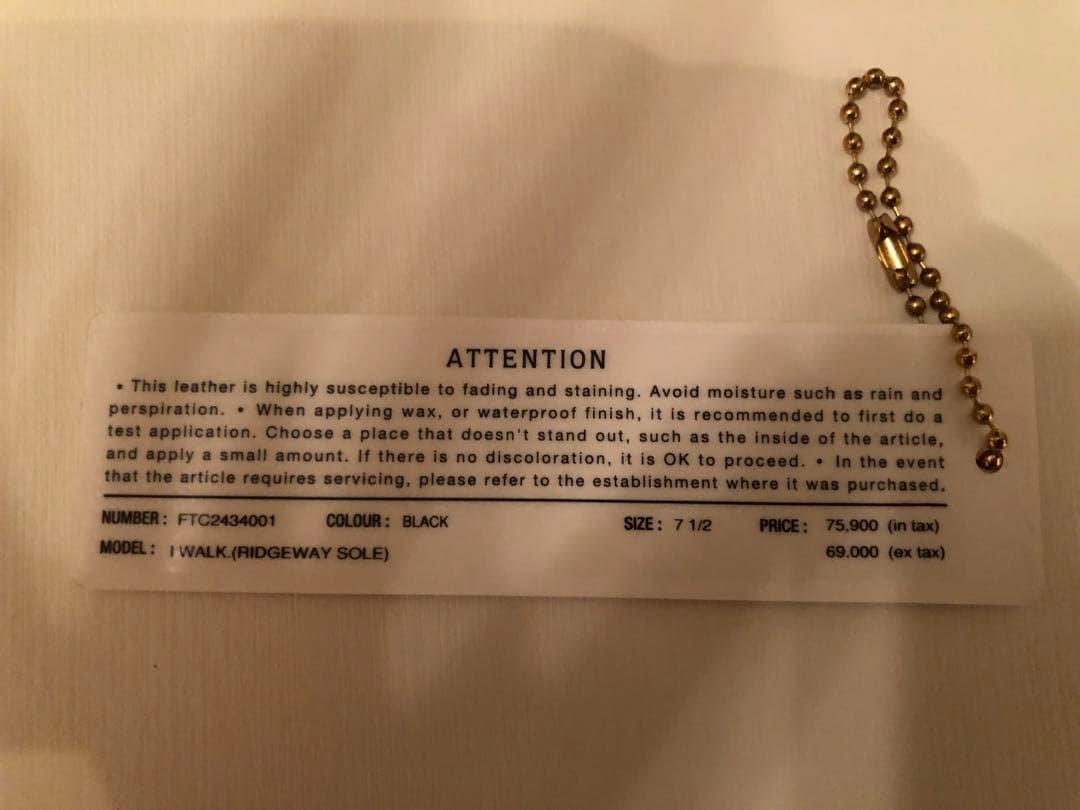 靴 foot the coacher I WALK. RIDGEWAY SOLE