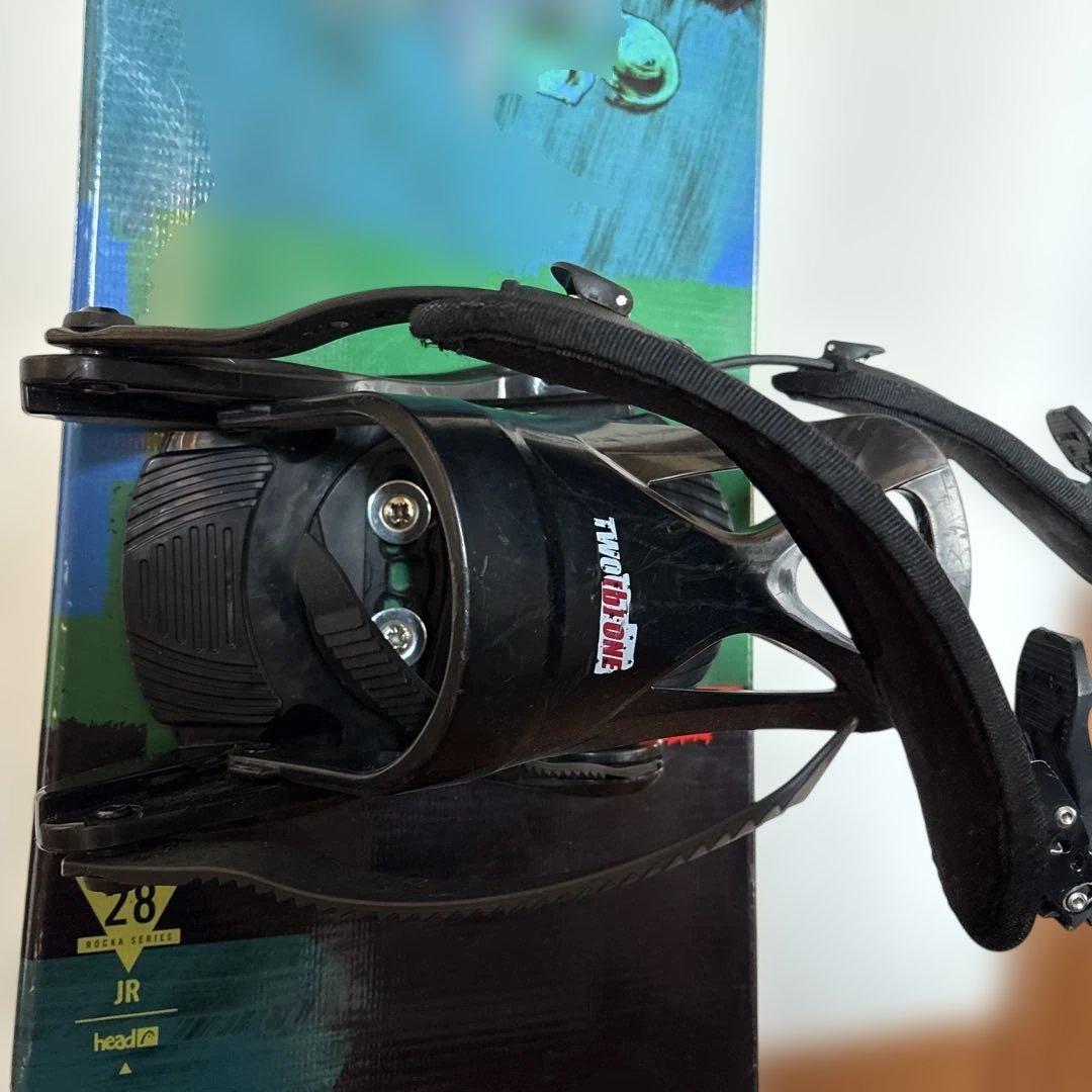 120cm headスノーボード バインディング付き