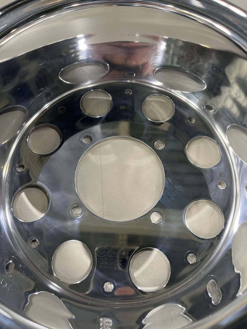 モンキー ホイール 8インチ 7J Gクラフト5.5j 改 プライベートパワー