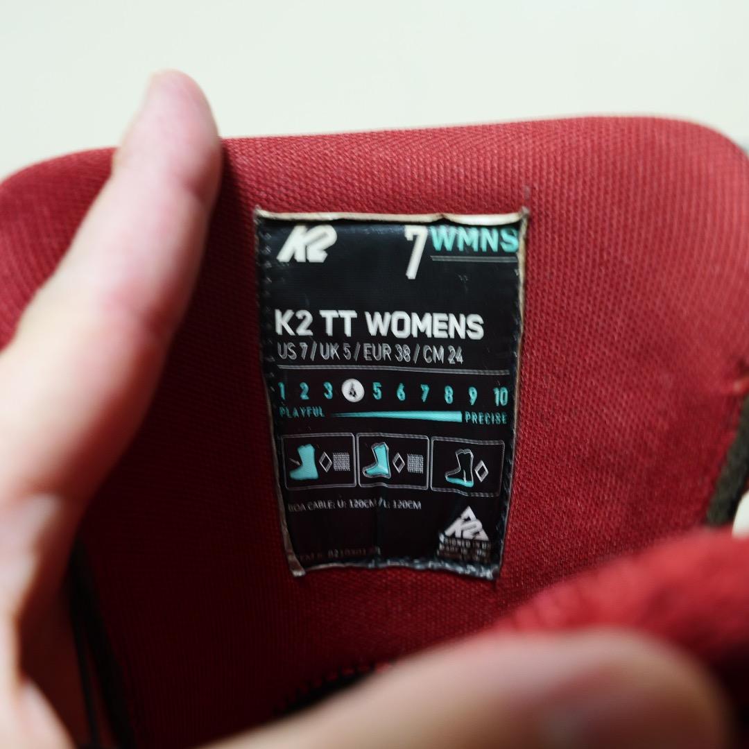 K2 TT ブーツ 24cm ２回使用　超美品 （Gentem　玉井太郎）