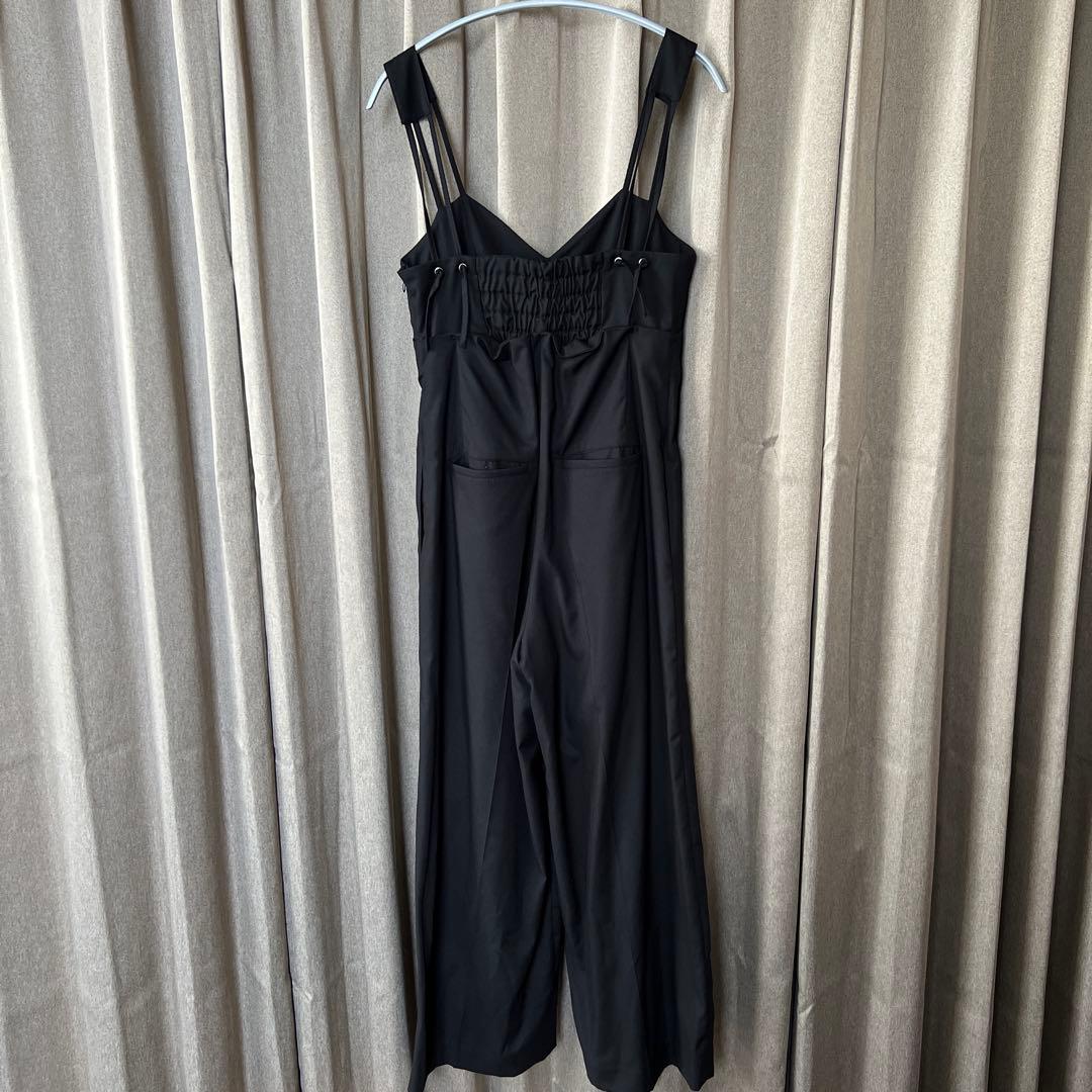 サロペット・オーバーオール・オールインワン AMERI MEDI CORD SUSPENDER WIDE PANTS