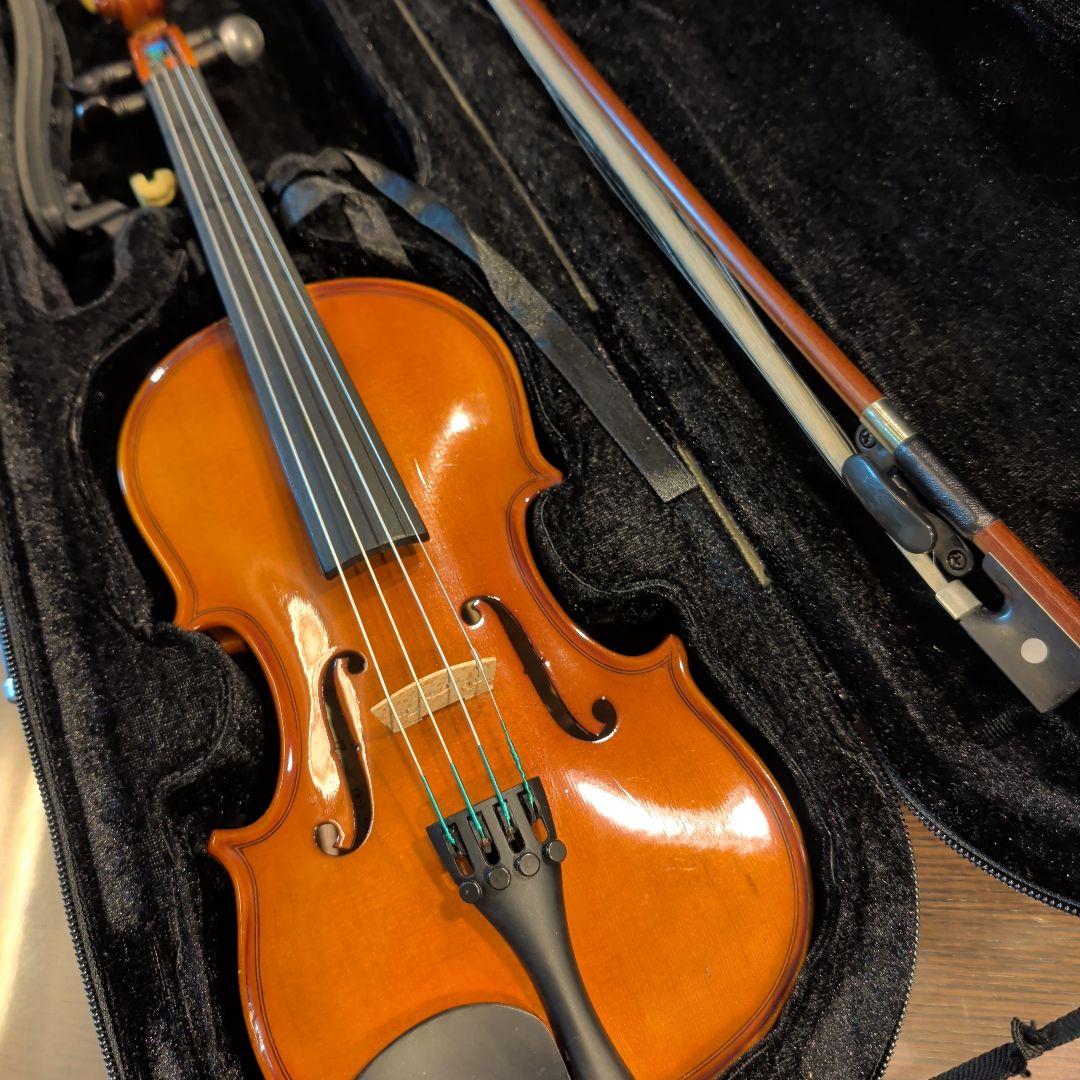 カルロジョルダーノ 1/8バイオリン本体・水色ケース付き