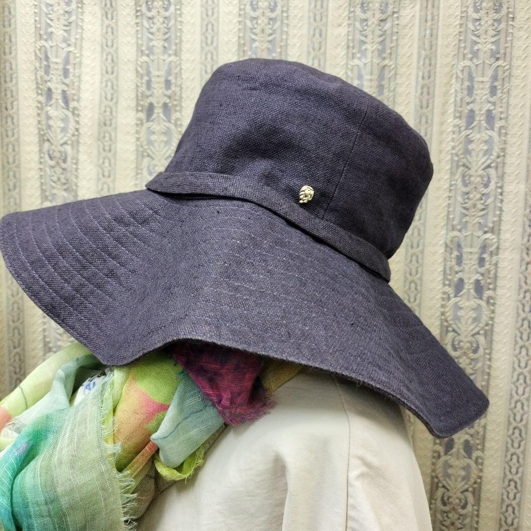 HELEN KAMINSKI ヘレンカミンスキー　　リネンつば広ハット