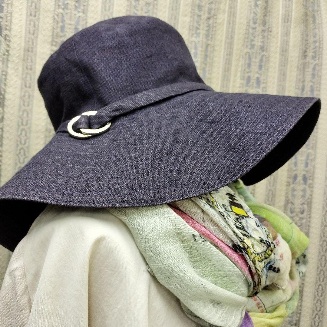HELEN KAMINSKI ヘレンカミンスキー　　リネンつば広ハット