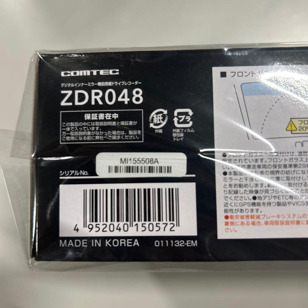 コムテック ドライブレコーダー ZDR048