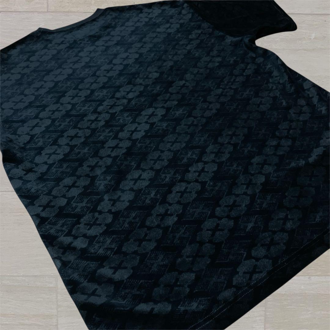 GAKKIN × BUDSPOOL 花罰家紋 VELOUR S/S TEE XL