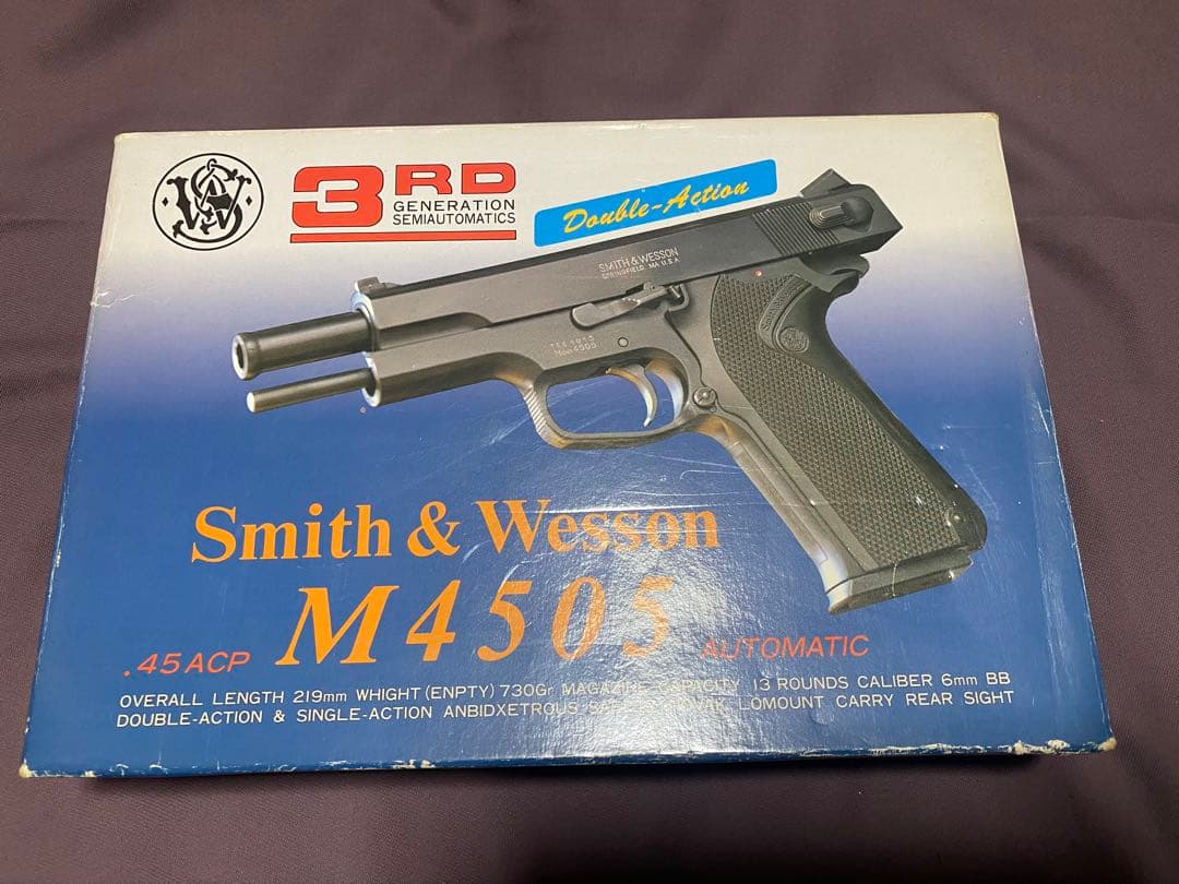 値下げしました！ タナカ S&W M4505 41/4インチ ガス漏れあり