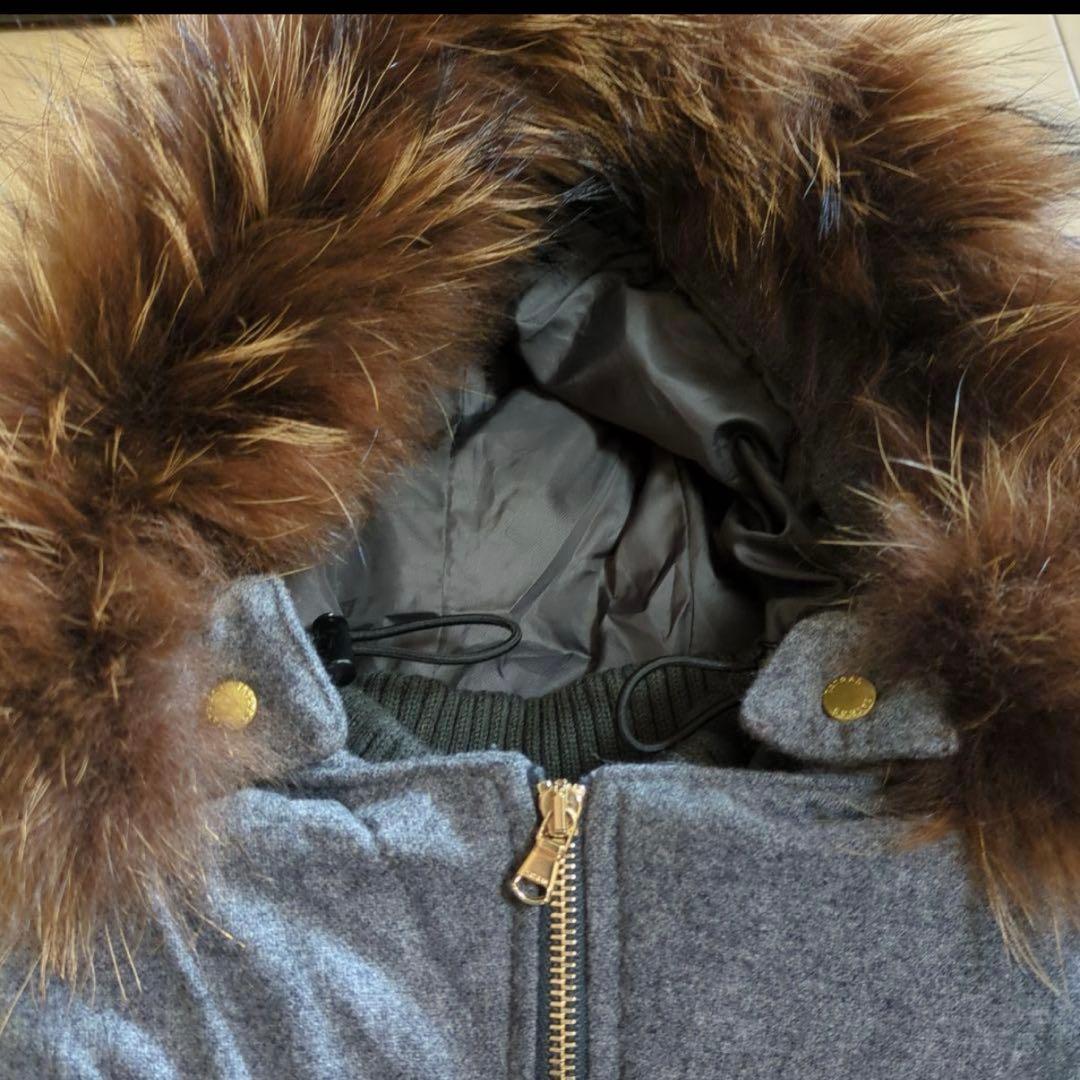 TATRAS フードファ-付きダウンベストポ−ランド製