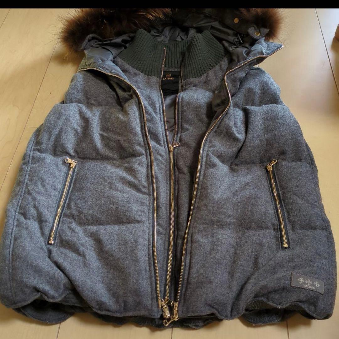 TATRAS フードファ-付きダウンベストポ−ランド製