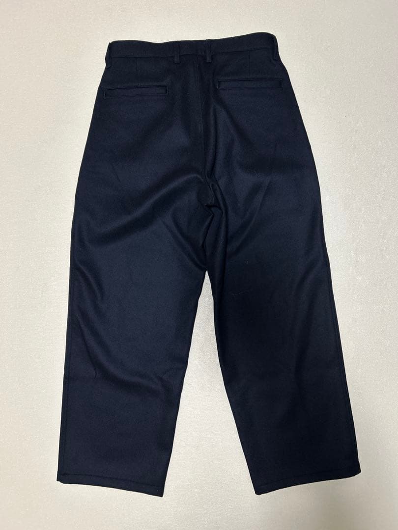 スーツ ULTERIOR WOOL LIGHT MELTON WIDE PANTS