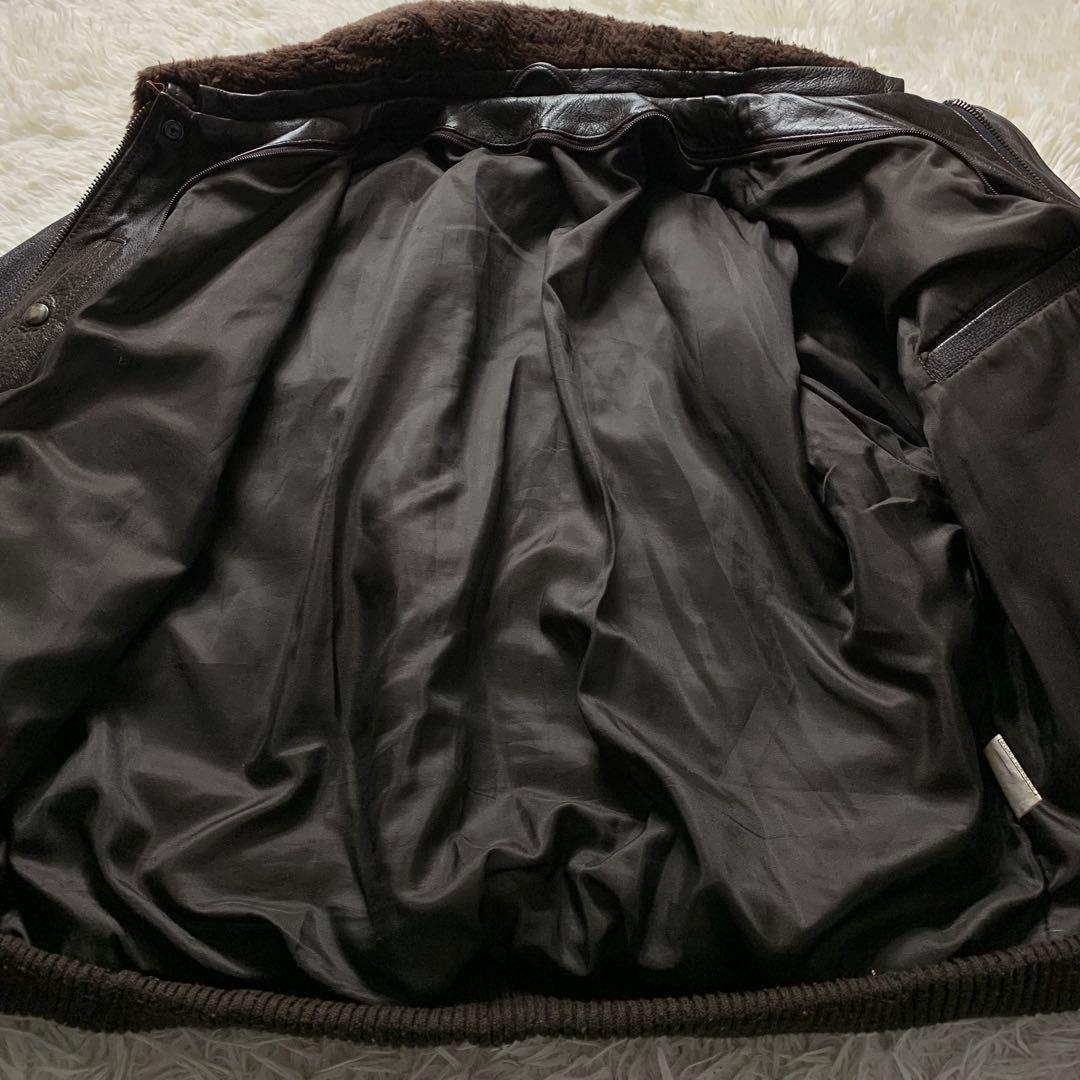 【VINTAGE】SKOTT フライトジャケット G-1 ブラウン XL相当