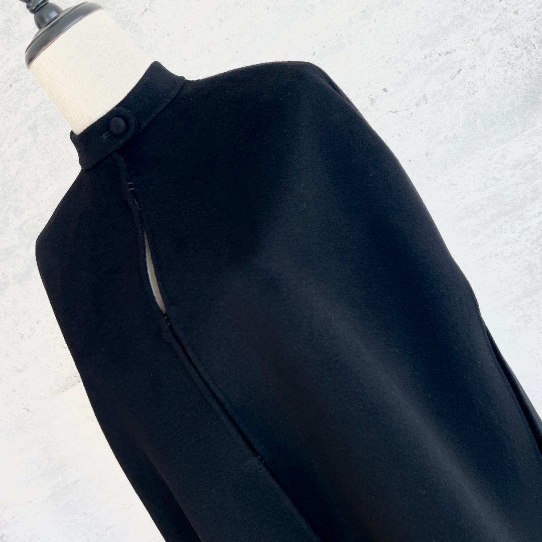 極美品★VALENTINO★カシミヤ★ダブルフェイス★ケープコート