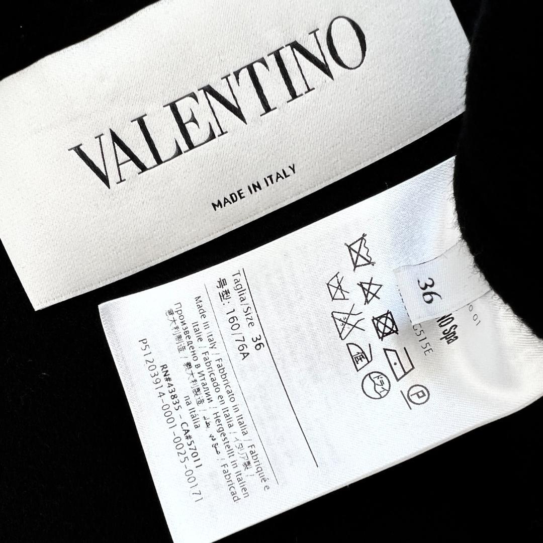 極美品★VALENTINO★カシミヤ★ダブルフェイス★ケープコート