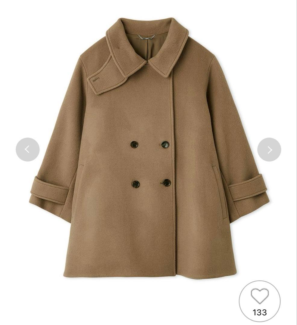 CELFORD Aラインウールミドルコート CML