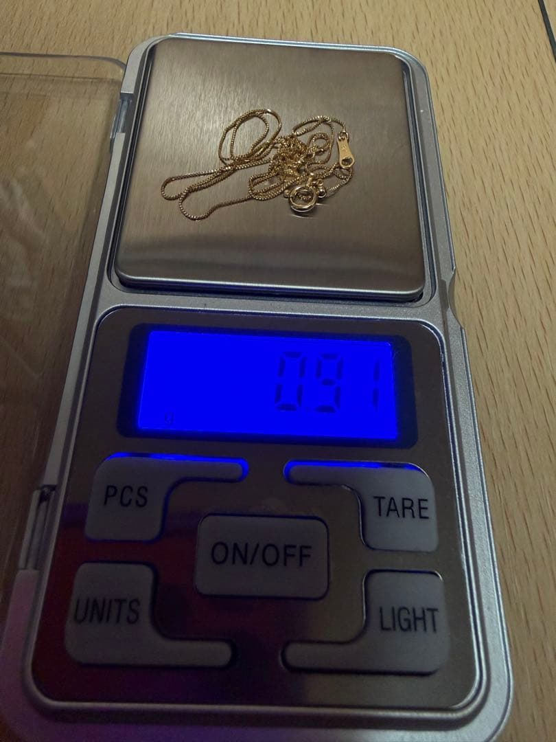 K18 ベネチア　チェーン 0.91g 45cm アジャスター付き